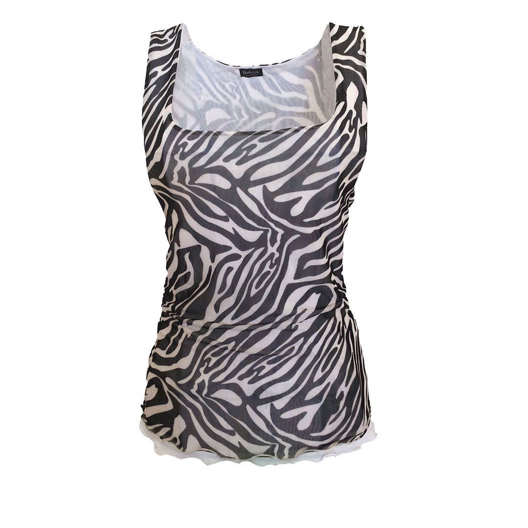 Suzan, Mesh Tank, Zebra