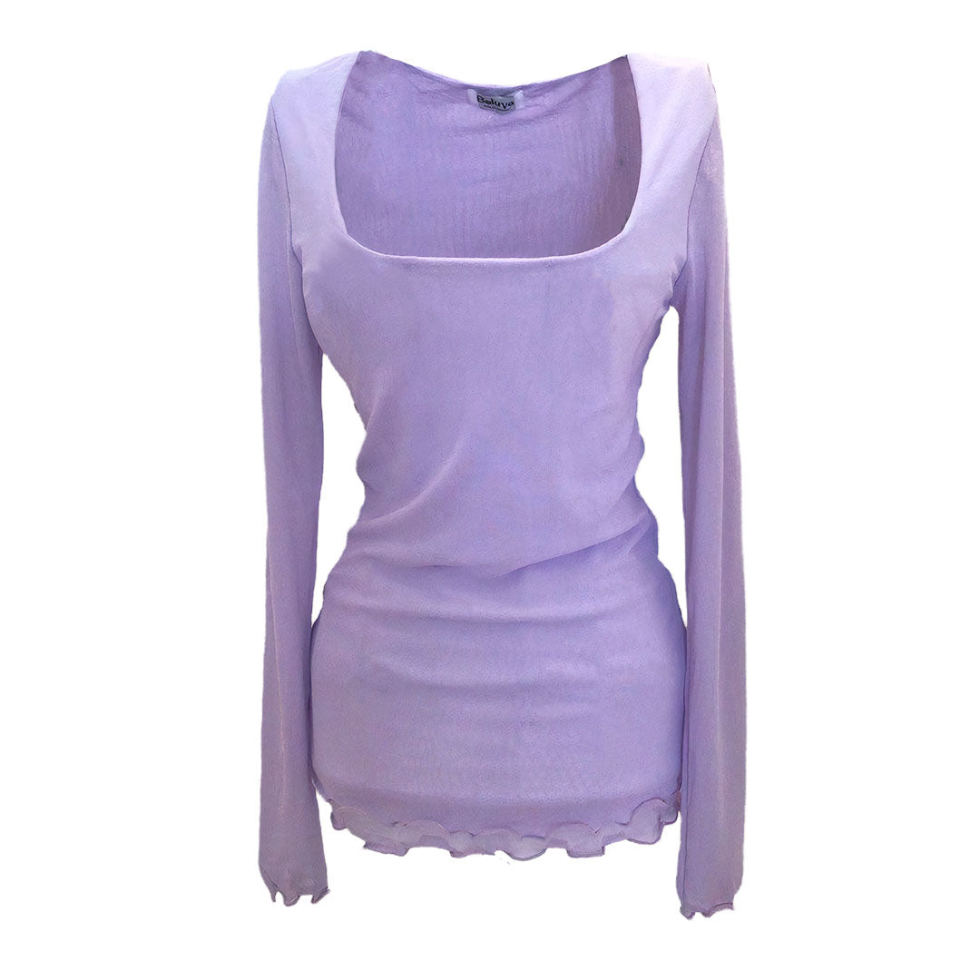 Lorain, Mesh Top, Lilac