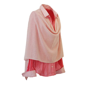 Cashmere Shawl Sheer Pink