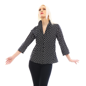 Clarendon Dots, Black/White