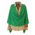 Cashmere Shawl Electric Green